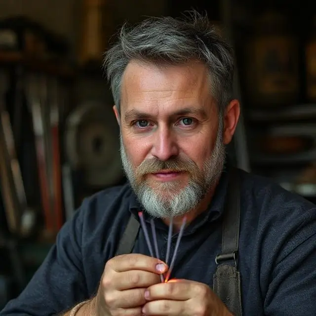 Portrait of Marcus, Master Metalsmith