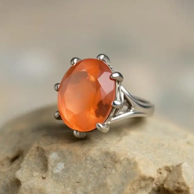 Helios Sunstone Ring on sale